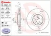 09.C821.11 BREMBO Тормозной диск