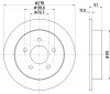 MDC1070 MINTEX Тормозной диск