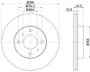 MDC1080 MINTEX Тормозной диск