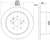 MDC1092 MINTEX Тормозной диск