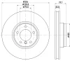 MDC1258 MINTEX Тормозной диск