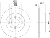 MDC1265 MINTEX Тормозной диск