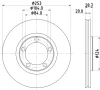 MDC1319 MINTEX Тормозной диск