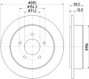 MDC1335 MINTEX Тормозной диск