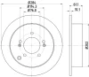 MDC1545C MINTEX Тормозной диск