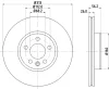 MDC1552 MINTEX Тормозной диск