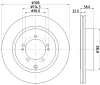 MDC1574 MINTEX Тормозной диск