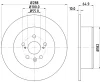 MDC1585 MINTEX Тормозной диск