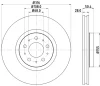 MDC1614 MINTEX Тормозной диск