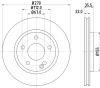 MDC1653 MINTEX Тормозной диск