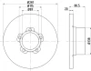 MDC166 MINTEX Тормозной диск