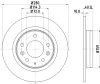 MDC1665C MINTEX Тормозной диск