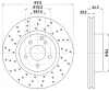 MDC1670 MINTEX Тормозной диск