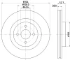 MDC1778 MINTEX Тормозной диск