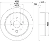 MDC1956 MINTEX Тормозной диск