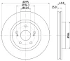 MDC2028 MINTEX Тормозной диск