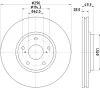 MDC2316 MINTEX Тормозной диск