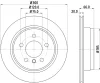 MDC2356 MINTEX Тормозной диск