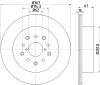 MDC2371 MINTEX Тормозной диск