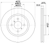 MDC2526 MINTEX Тормозной диск