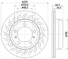 MDC2556 MINTEX Тормозной диск