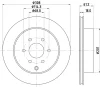 MDC2845C MINTEX Тормозной диск