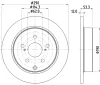 MDC2919C MINTEX Тормозной диск