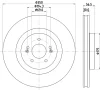 MDC2933C MINTEX Тормозной диск