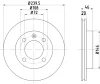 MDC347 MINTEX Тормозной диск