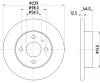 MDC382 MINTEX Тормозной диск