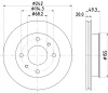 MDC583 MINTEX Тормозной диск