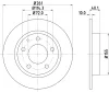 MDC667 MINTEX Тормозной диск