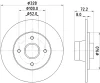 MDC703 MINTEX Тормозной диск