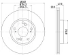 MDC81567C MINTEX Тормозной диск