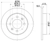 MDC82139C MINTEX Тормозной диск