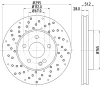 MDC82539C MINTEX Тормозной диск