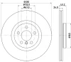 MDC82680C MINTEX Тормозной диск