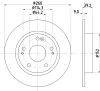 MDC83057C MINTEX Тормозной диск