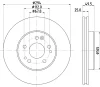 MDC851 MINTEX Тормозной диск