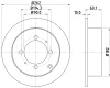 MDC951 MINTEX Тормозной диск