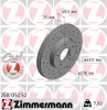 250.1352.52 ZIMMERMANN Тормозной диск