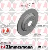 250.1397.20 ZIMMERMANN Тормозной диск