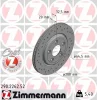 290.2262.52 ZIMMERMANN Тормозной диск