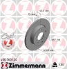 400.3601.20 ZIMMERMANN Тормозной диск