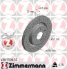 400.5506.52 ZIMMERMANN Тормозной диск
