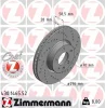 430.1465.52 ZIMMERMANN Тормозной диск