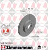 540.2493.20 ZIMMERMANN Тормозной диск