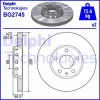 BG2745 DELPHI Тормозной диск