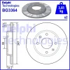 BG3364 DELPHI Тормозной диск