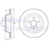 BG4656C DELPHI Тормозной диск